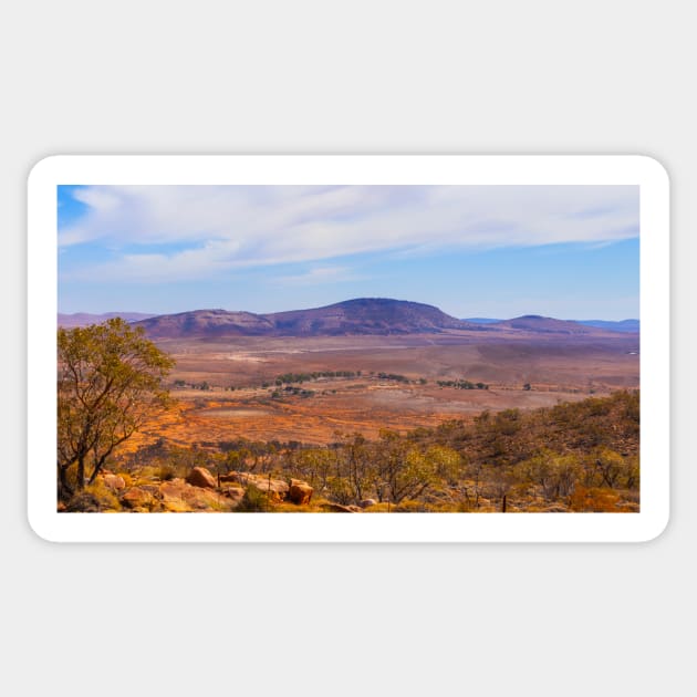 Flinders Ranges Panorama_9389A-PANO Sticker by seadogprints